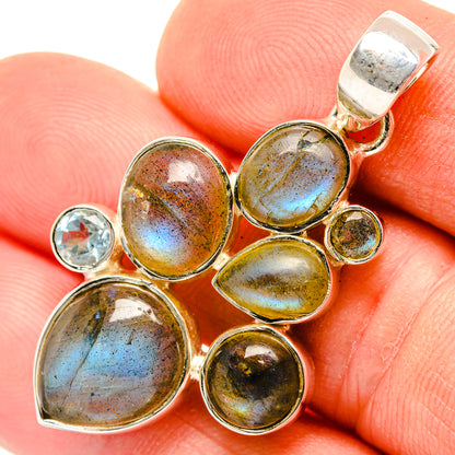 Labradorite Pendants handcrafted by Ana Silver Co - PD30333