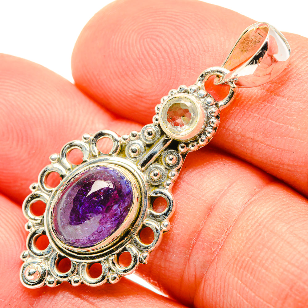 Tanzanite Pendants handcrafted by Ana Silver Co - PD30338