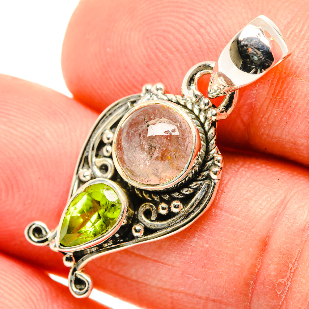 Rainbow Moonstone Pendants handcrafted by Ana Silver Co - PD30341