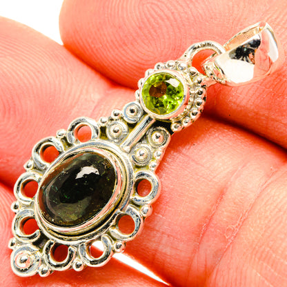Green Aventurine Pendants handcrafted by Ana Silver Co - PD30342