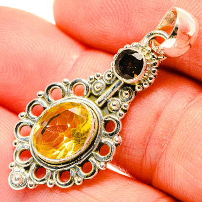 Citrine Pendants handcrafted by Ana Silver Co - PD30344