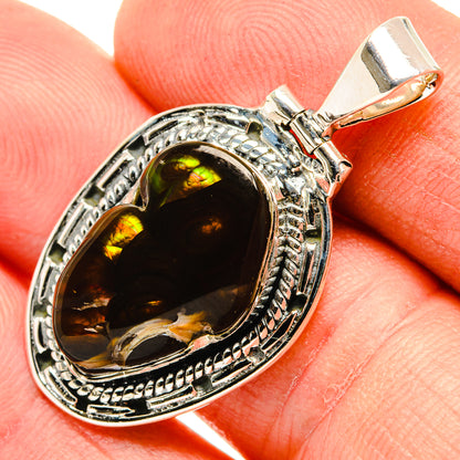 Mexican Fire Agate Pendants handcrafted by Ana Silver Co - PD30361
