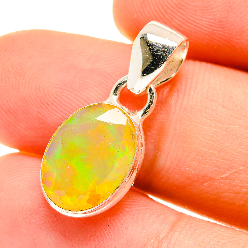 Ethiopian Opal Pendants handcrafted by Ana Silver Co - PD3037