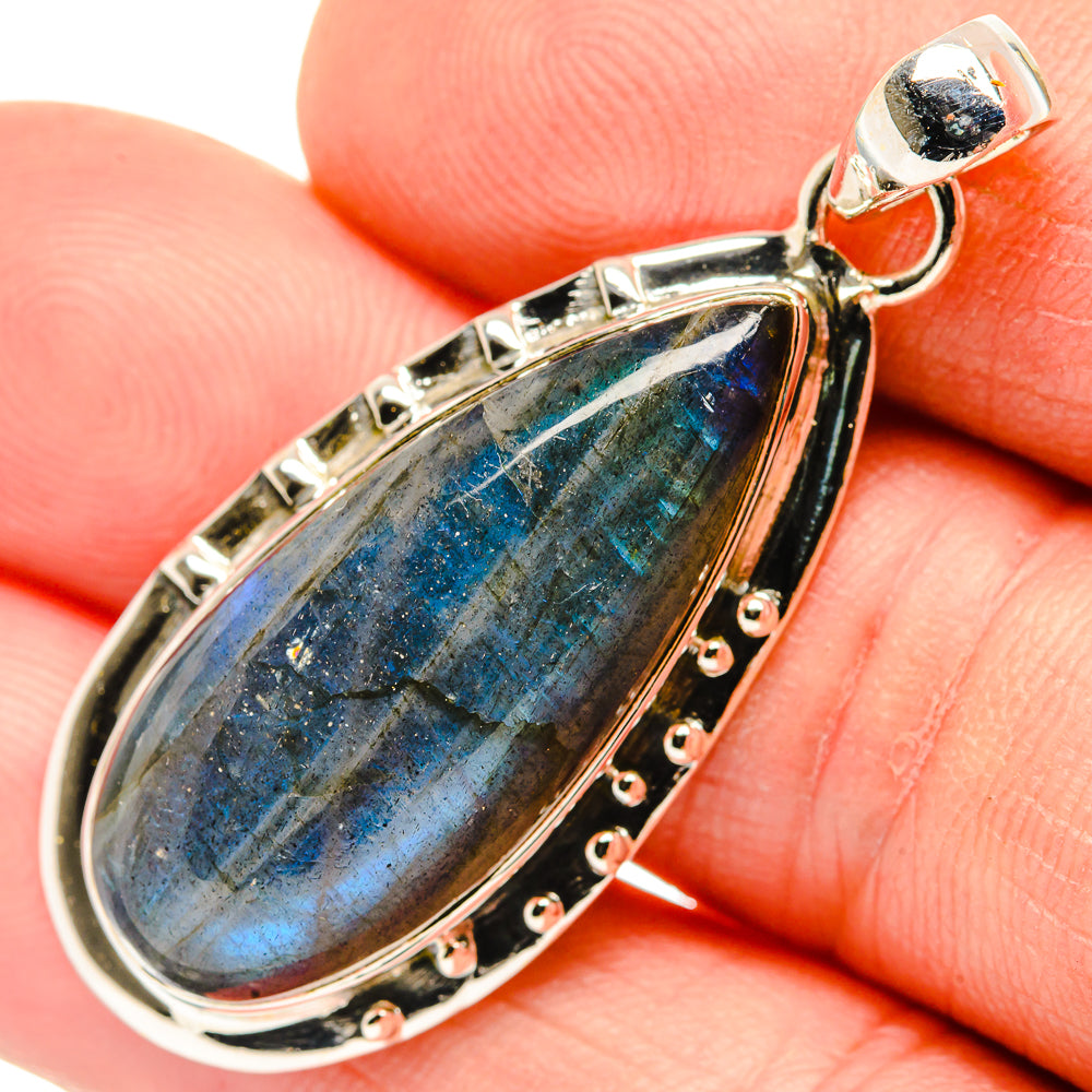 Labradorite Pendants handcrafted by Ana Silver Co - PD30370