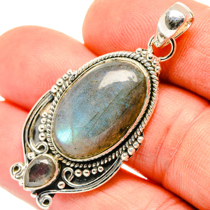 Labradorite Pendants handcrafted by Ana Silver Co - PD30371