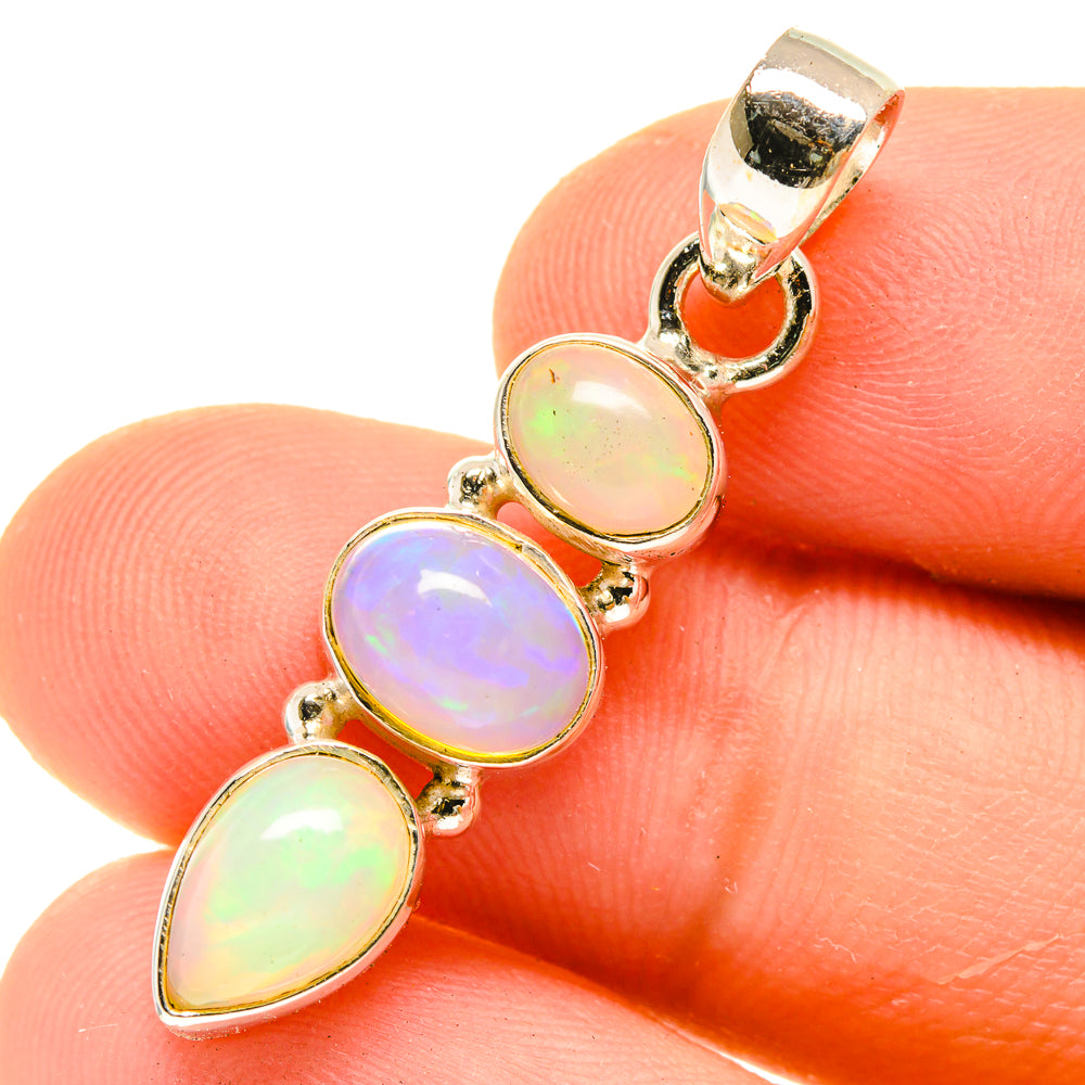 Ethiopian Opal Pendants handcrafted by Ana Silver Co - PD3039