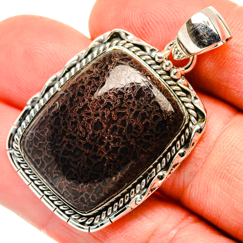 Dinosaur Bone Pendants handcrafted by Ana Silver Co - PD30390