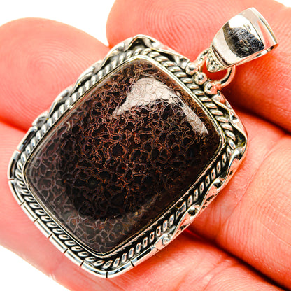 Dinosaur Bone Pendants handcrafted by Ana Silver Co - PD30390