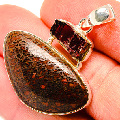 Dinosaur Bone Pendants handcrafted by Ana Silver Co - PD30398