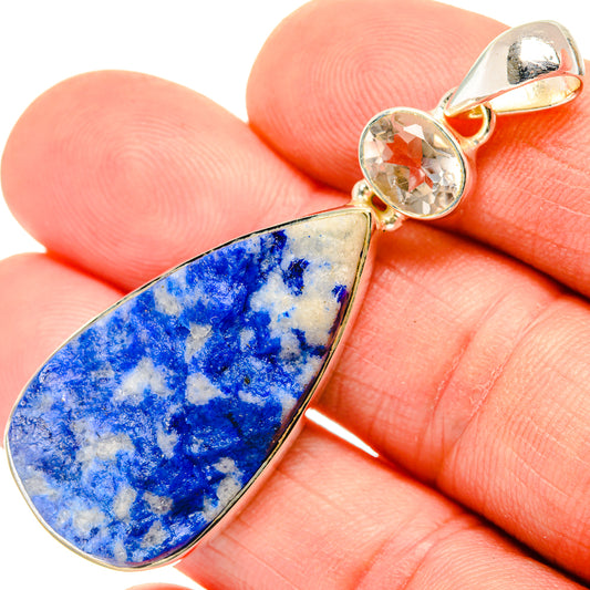 Sodalite Pendants handcrafted by Ana Silver Co - PD30402