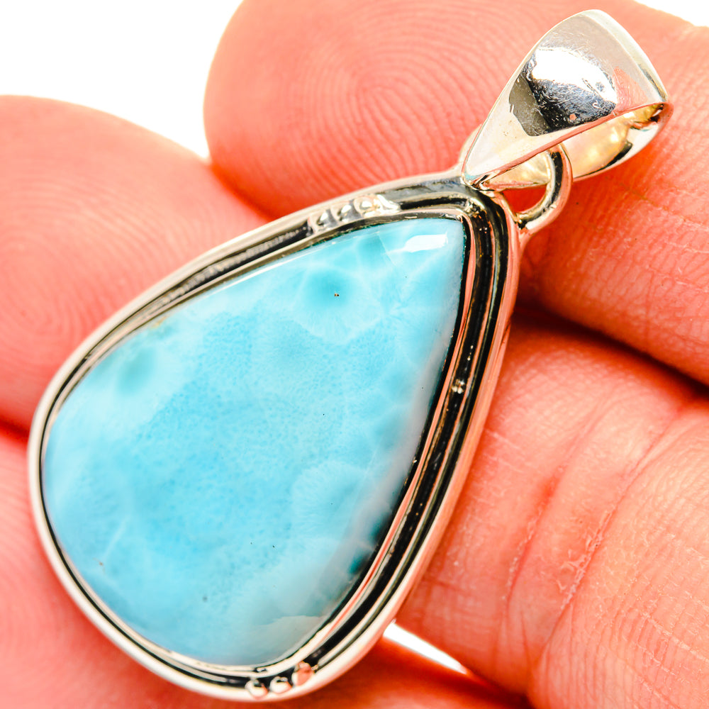 Larimar Pendants handcrafted by Ana Silver Co - PD30411