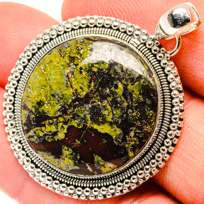 Dragon's Blood Stone Pendants handcrafted by Ana Silver Co - PD30420
