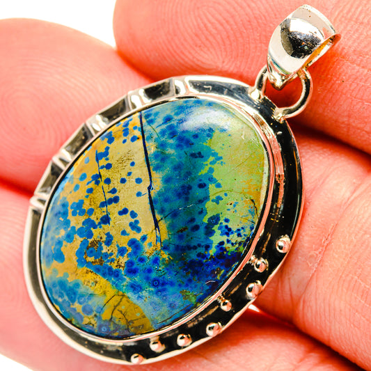 Azurite Pendants handcrafted by Ana Silver Co - PD30421