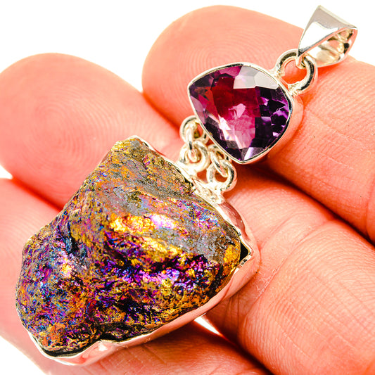Titanium Druzy Pendants handcrafted by Ana Silver Co - PD30424