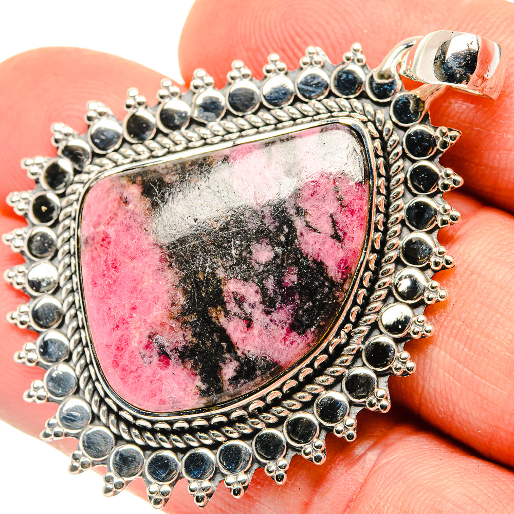 Rhodonite Pendants handcrafted by Ana Silver Co - PD30430