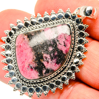 Rhodonite Pendants handcrafted by Ana Silver Co - PD30430