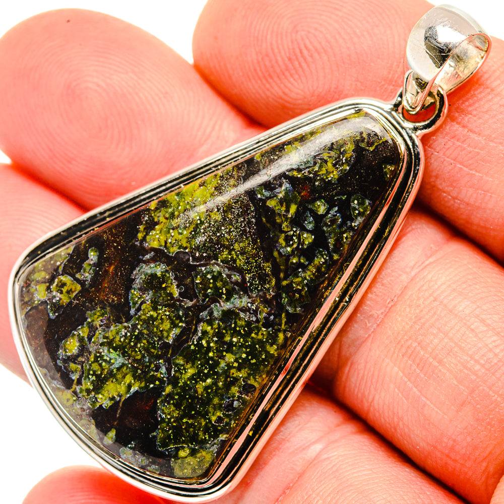 Dragon's Blood Stone Pendants handcrafted by Ana Silver Co - PD30438