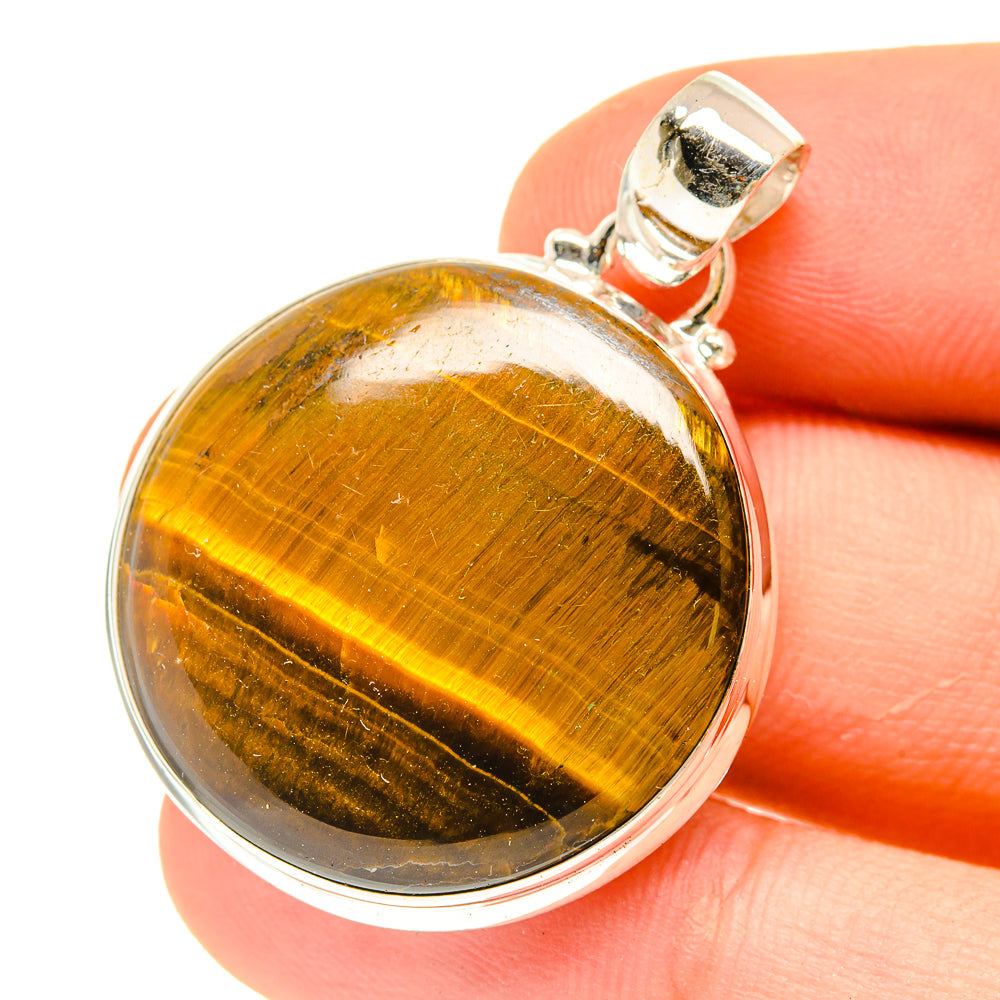 Tiger Eye Pendants handcrafted by Ana Silver Co - PD3045
