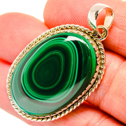 Malachite Pendants handcrafted by Ana Silver Co - PD30450