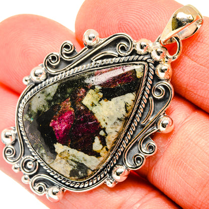 Russian Eudialyte Pendants handcrafted by Ana Silver Co - PD30463