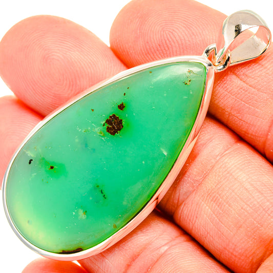 Chrysoprase Pendants handcrafted by Ana Silver Co - PD30487