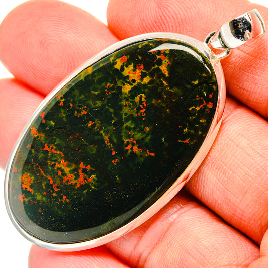 Bloodstone Pendants handcrafted by Ana Silver Co - PD30488