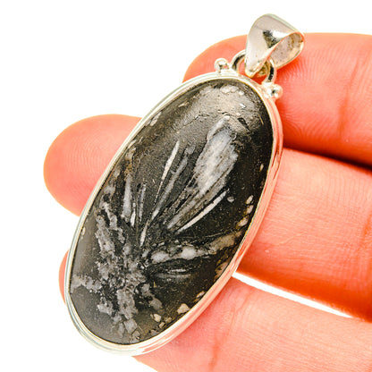Chrysanthemum Stone Pendants handcrafted by Ana Silver Co - PD3049