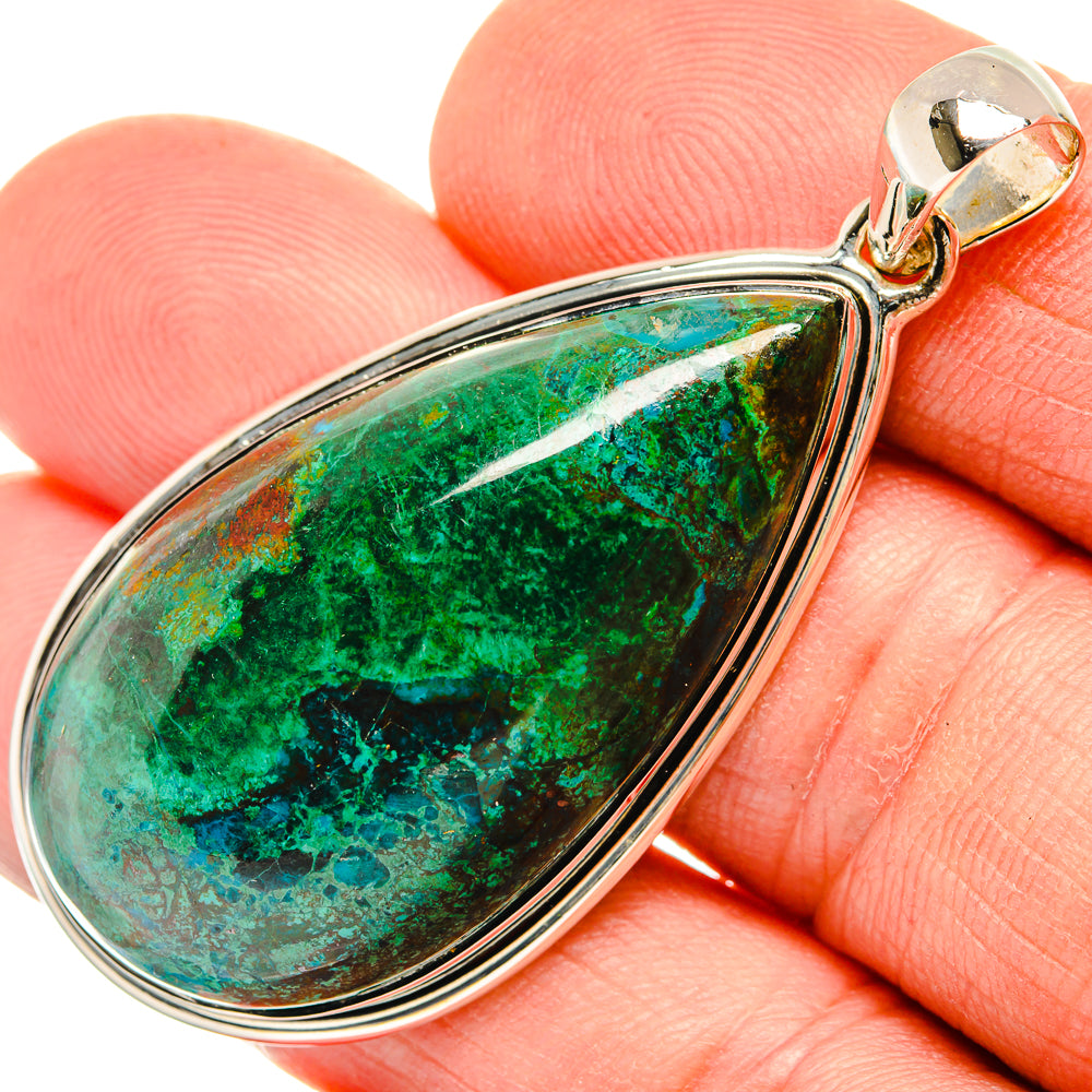 Malachite Pendants handcrafted by Ana Silver Co - PD30499