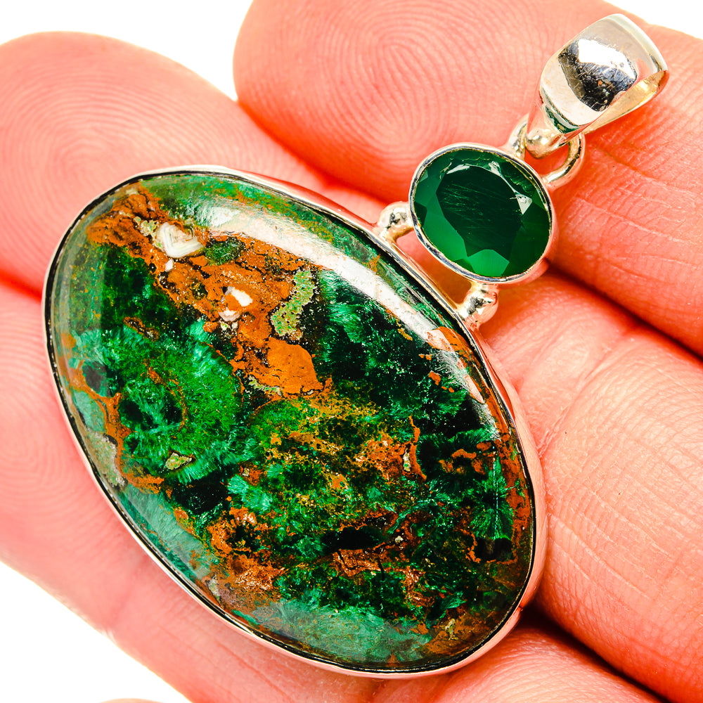 Green Aventurine Pendants handcrafted by Ana Silver Co - PD30500