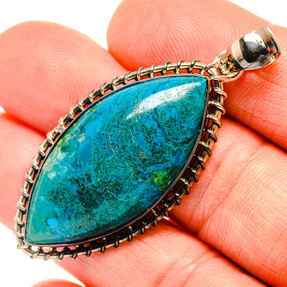 Chrysocolla Pendants handcrafted by Ana Silver Co - PD30501