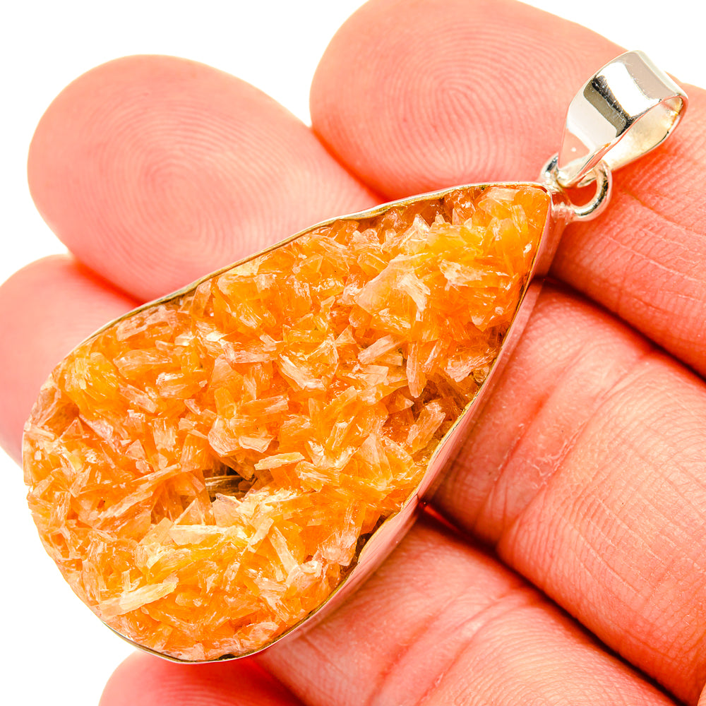 Calcite Crystal Pendants handcrafted by Ana Silver Co - PD30504
