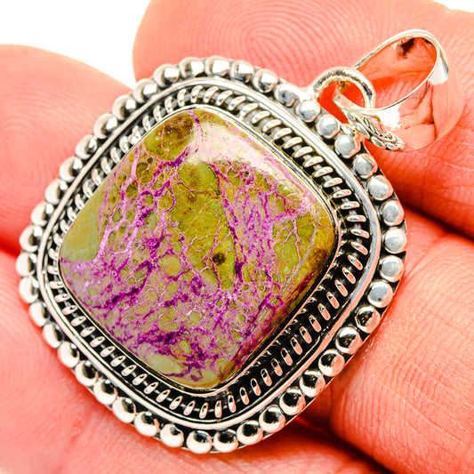 Stichtite Pendants handcrafted by Ana Silver Co - PD30505