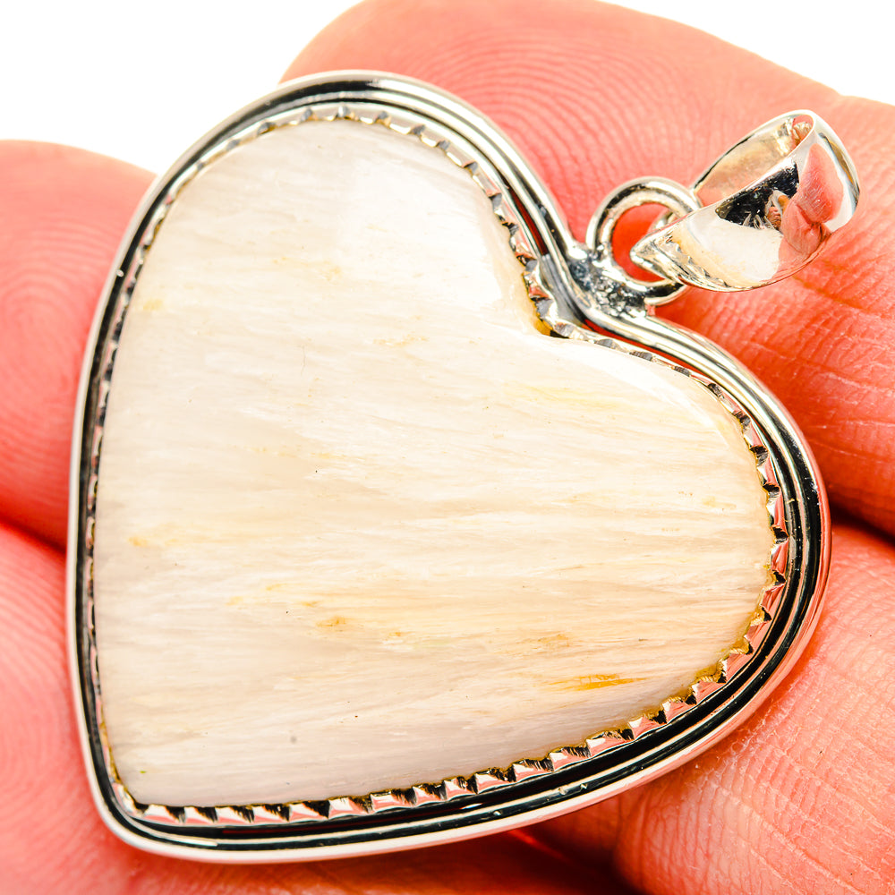 Scolecite Pendants handcrafted by Ana Silver Co - PD30506