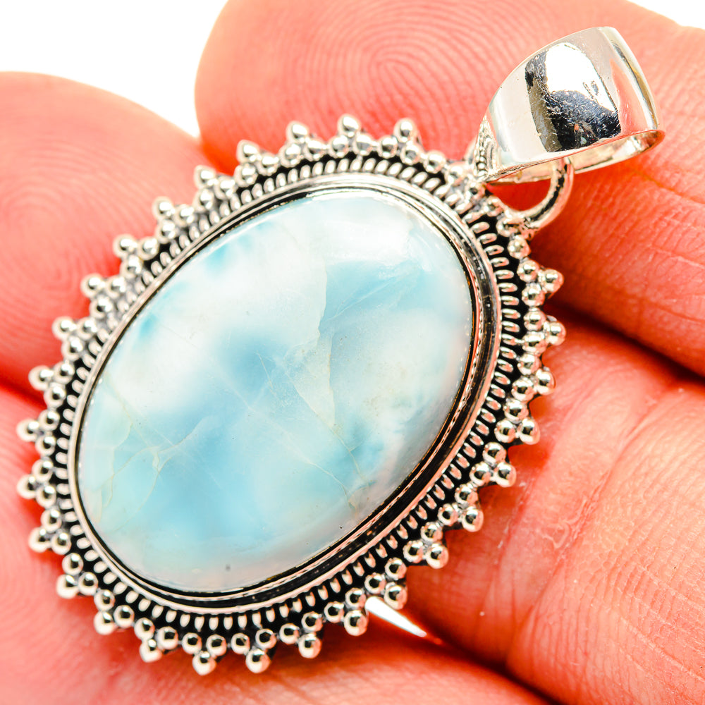 Larimar Pendants handcrafted by Ana Silver Co - PD30507