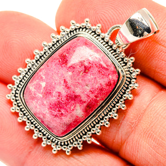 Thulite Pendants handcrafted by Ana Silver Co - PD30510
