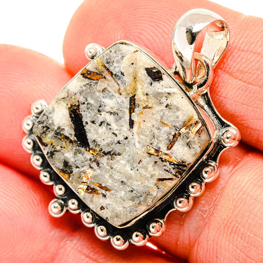 Astrophyllite Pendants handcrafted by Ana Silver Co - PD30520
