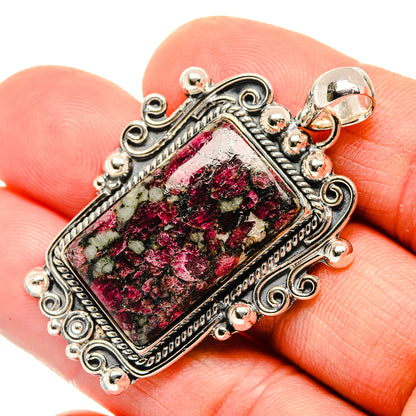 Russian Eudialyte Pendants handcrafted by Ana Silver Co - PD30530