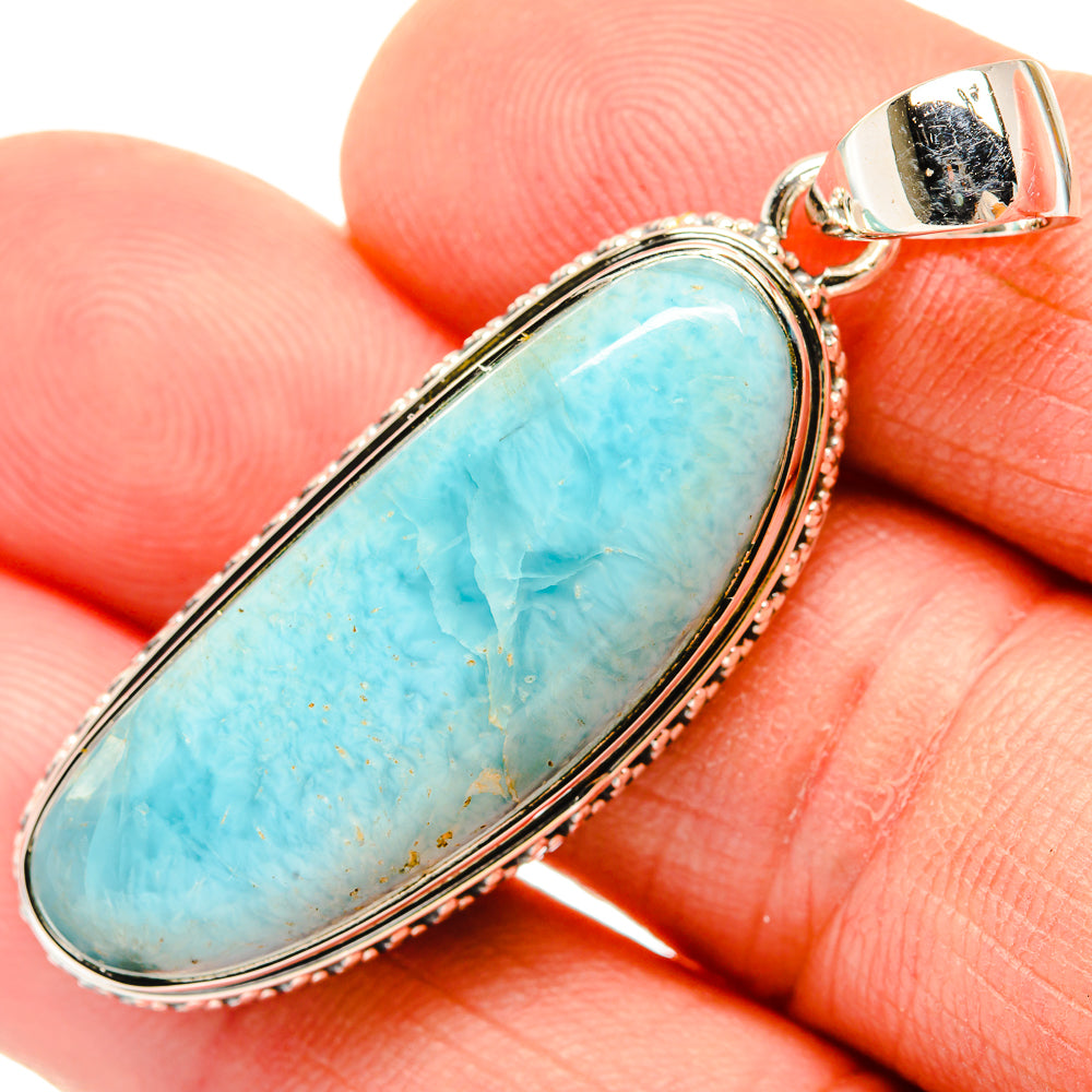Larimar Pendants handcrafted by Ana Silver Co - PD30534