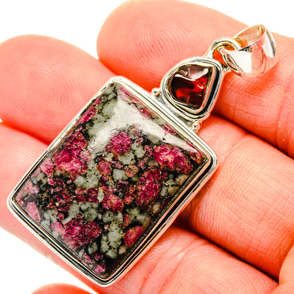 Russian Eudialyte Pendants handcrafted by Ana Silver Co - PD30541