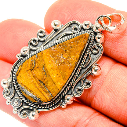 Tiger Iron Pendants handcrafted by Ana Silver Co - PD30543
