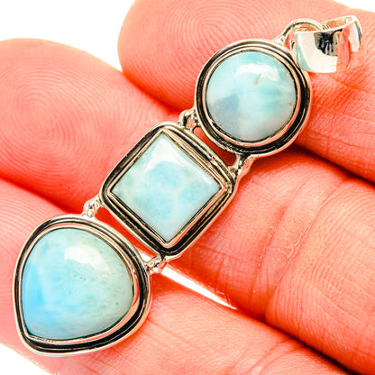 Larimar Pendants handcrafted by Ana Silver Co - PD30546