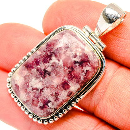 Lepidolite Pendants handcrafted by Ana Silver Co - PD30550