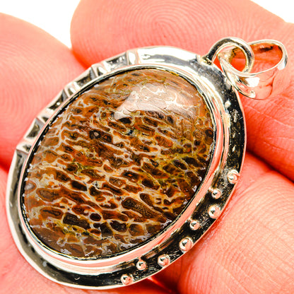 Dinosaur Bone Pendants handcrafted by Ana Silver Co - PD30561