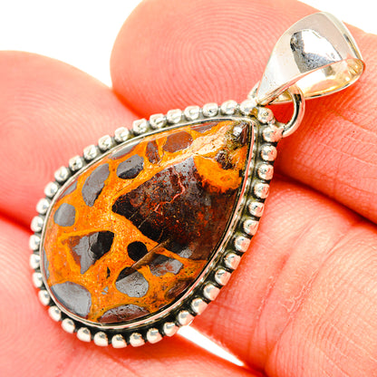 Bauxite Pendants handcrafted by Ana Silver Co - PD30562