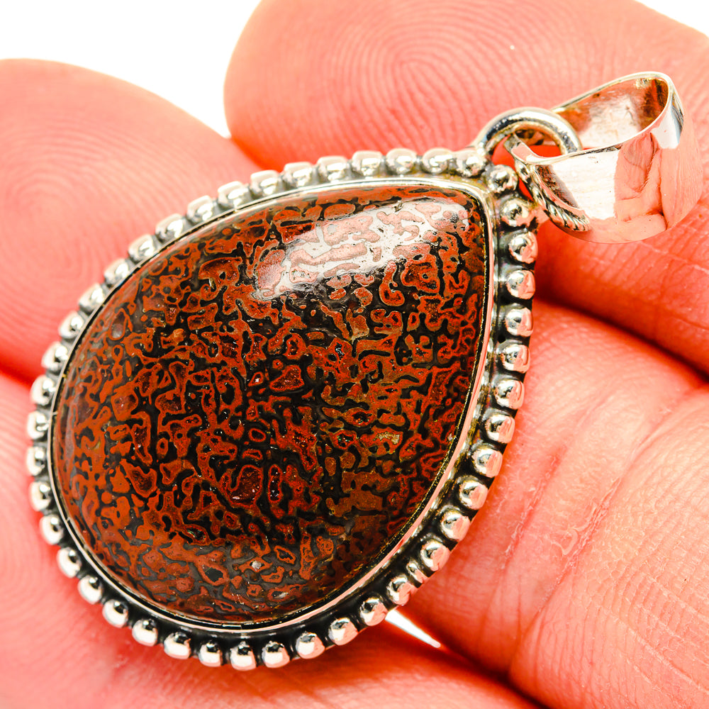 Dinosaur Bone Pendants handcrafted by Ana Silver Co - PD30566