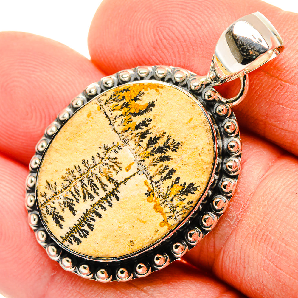Germany Psilomelane Dendrite Pendants handcrafted by Ana Silver Co - PD30567
