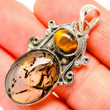 Montana Agate Pendants handcrafted by Ana Silver Co - PD30580