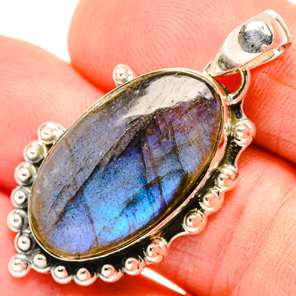 Labradorite Pendants handcrafted by Ana Silver Co - PD30582