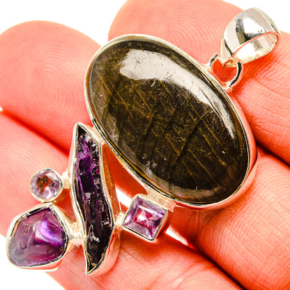 Labradorite Pendants handcrafted by Ana Silver Co - PD30586