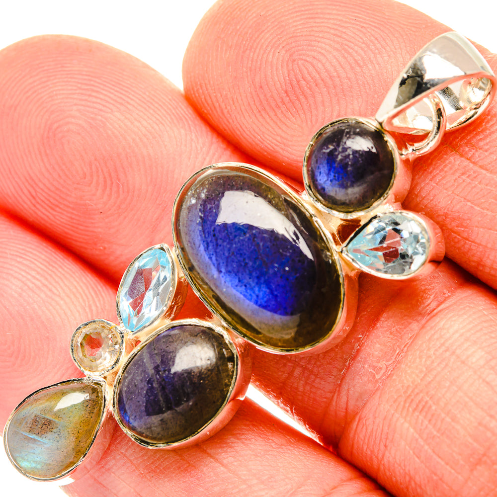 Labradorite Pendants handcrafted by Ana Silver Co - PD30589
